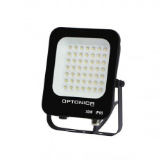 ΠΡΟΒΟΛΕΑΣ LED 30W SLIM 4500k IP65 ΜΑΥΡΟΣ