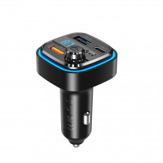 FM TRANSMITTER ΓΙΑ ΑΥΤΟΚΙΝΗΤΟ ΨΗΦΙΑΚΗ ΟΘΟΝΗ BT+ QC3.0 BCC08 XO