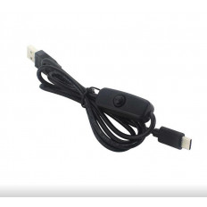 ΚΑΛΩΔΙΟ ΤΡΟΦΟΔΟΣΙΑΣ USB ΣΕ TYPE-C ΜΕ ΔΙΑΚΟΠΤΗ 0.90m