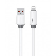 USB A - LIGHTNING ΚΑΛΩΔΙΟ ΓΙΑ iPHONE 1m 12W 3Α ΛΕΥΚΟ WEKOME FAST WDC-27