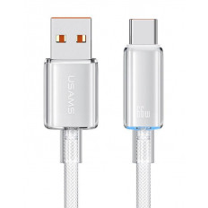 USB A - USB TYPE-C ΚΑΛΩΔΙΟ 1.2m 66W ΛΕΥΚΟ USAMS