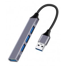 USB 3.0 HUB 1:4 4 ΘΥΡΩΝ 5Gbps ΜΑΥΡΟ PT-1114 POWERTECH