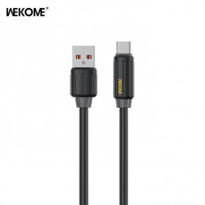 USB A - USB TYPE-C ΚΑΛΩΔΙΟ 1m 66W ΜΑΥΡΟ FULL SPEED WDC-27a