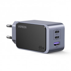 ΤΡΟΦΟΔΟΤΙΚΟ 220V QC4.0+ PDx2 65W GaN ΤΑΧΥΦΟΡΤΙΣΤΗΣ UGREEN ΜΑΥΡΟ