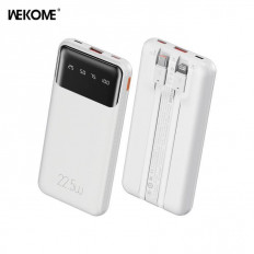 POWER BANK 10000mAh 22.5W PDx1 & QC3.0x1 WK ΛΕΥΚΟ WP-63