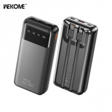 POWER BANK 20000mAh 22.5W PDx1 & QC3.0x1 WK ΜΑΥΡΟ WP-64