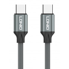 USB TYPE-C - USB TYPE-C PD ΚΑΛΩΔΙΟ 2m 65W ΓΚΡΙ