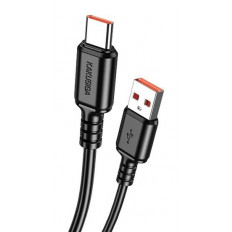 USB A - USB TYPE-C 3A ΚΑΛΩΔΙΟ 1m ΜΑΥΡΟ KSC-982 KAKUSIGA