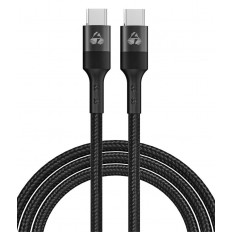 USB TYPE-C - USB TYPE-C ΚΑΛΩΔΙΟ 1m 60W ΜΑΥΡΟ POWERTECH