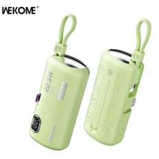 POWER BANK 5000mA 22.5W PDx2 WK ΠΡΑΣΙΝΟ WP-19