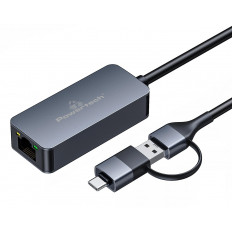 ΜΕΤΑΤΡΟΠΕΑΣ ΑΠΟ USB Ή TYPE C ΣΕ ΕΤΗΕRΝΕΤ CABLETIME