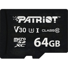 ΚΑΡΤΑ ΜΝΗΜΗΣ MICRO SD 64GB CLASS 10 UHS-I U3 V30 4K PATRIOT