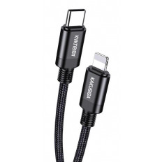 USB TYPE C ΑΡΣΕΝΙΚΟ - LIGHTNING ΑΡΣΕΝΙΚΟ 27W ΚΑΛΩΔΙΟ 1m ΜΑΥΡΟ LC112 KAKUSIGA