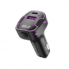 FM TRANSMITTER ΓΙΑ ΑΥΤΟΚΙΝΗΤΟ ΨΗΦΙΑΚΗ ΟΘΟΝΗ BT+ QC3.0 BCC12 XO