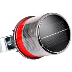 HTL-80200R-F ΗΛΙΑΚΟΣ ΦΑΡΟΣ ΣΗΜΑΝΣΗΣ- ΠΡΟΕΙΔΟΠΟΙΗΣΗΣ ΜΕ ΚΟΚΚΙΝΟ ΦΩΣ