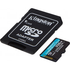 ΚΑΡΤΑ ΜΝΗΜΗΣ MICRO SD 256GB  U3 UHS-I V30+ SD ADAPTER KINGSTON