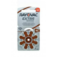 PR 312 ΜΠΑΤΑΡΙΕΣ ΑΚΟΥΣΤΙΚΩΝ ΒΑΡΗΚΟΪΑΣ 1.45V ΣΕΤ 8 ΤΕΜΑΧΙΩΝ RAYOVAC