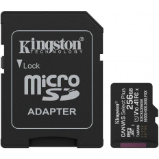 ΚΑΡΤΑ ΜΝΗΜΗΣ MICRO SD 256GB SDCS3 U1 CLASS 10+ SD ADAPTER KINGSTON