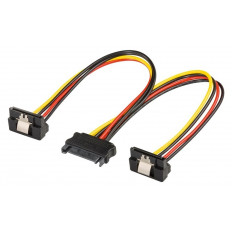 SATA - 2xSATA ΓΩΝΙΑΚΑ ΚΑΛΩΔΙΟ 0.20m