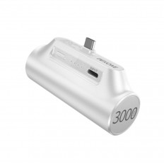 POWER BANK 3000mAh 10W ΜΕ ΤYPE-C 1 ΘΕΣΗΣ ΛΕΥΚΟ WP-07