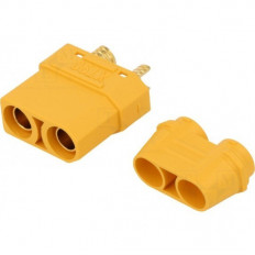 XT 90 ΚΟΝΕΚΤΟΡΑΣ 2pin ΘΗΛΥΚΟΣ 40A ΓΙΑ ΚΑΛΩΔΙΟ