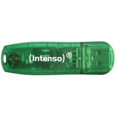 USB 2.0 ΜΝΗΜΗ 8GB ΠΡΑΣΙΝΟ INTENSO