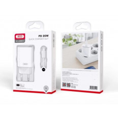 ΤΡΟΦΟΔΟΤΙΚΟ PD 220V ΣΕ ΘΥΡΑ USB TYPE-C ΤΑΧΥΦΟΡΤΙΣΤΗΣ 20W ΜΕ ΚΑΛΩΔΙΟ TYPE C ΑΡΣ-ΑΡΣ 1m XO-L90B