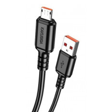 USB A - MICRO USB B ΚΑΛΩΔΙΟ 1m 3A ΜΑΥΡΟ KSC-982 KAKUSIGA