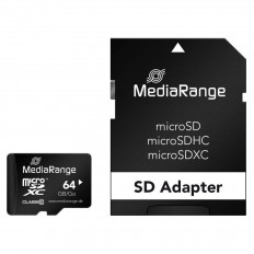 ΚΑΡΤΑ ΜΝΗΜΗΣ MICRO SD 64GB C10 MEDIARANGE