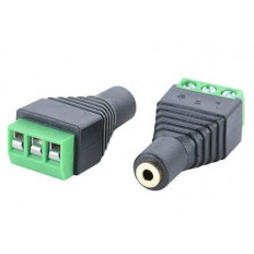 ΦΙΣ ΚΑΡΦΙ 3.5mm 4 ΠΟΛΩΝ ΘΗΛΥΚΟ ΜΕ ΚΛΕΜΑ