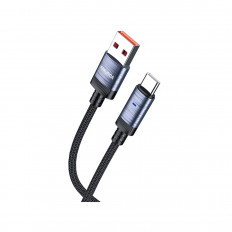 USB A - USB TYPE-C ΚΑΛΩΔΙΟ 1.2m 3A ΜΑΥΡΟ KSC-972 KAKUSIGA