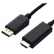 DISPLAYPORT ΑΡΣΕΝΙΚΟ - HDMI ΑΡΣΕΝΙΚΟ ΚΑΛΩΔΙΟ 1.4V 1.5m