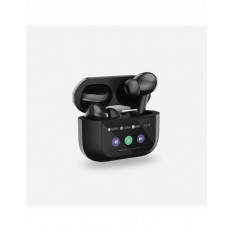PM 1005B BLUETOOTH TWS EARPHONES PLUG V5.4 ΜΕ ΟΘΟΝΗ PLATINET ΜΑΥΡΑ