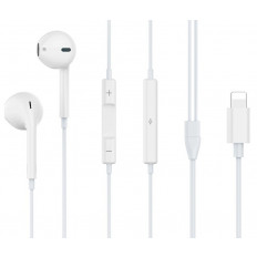 G17 ΑΚΟΥΣΤΙΚΑ HANDSFREE LIGHTNING 1.2m ΛΕΥΚΟ CELEBRAT