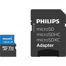 ΚΑΡΤΑ ΜΝΗΜΗΣ MICRO SD128GB CLASS 10 U3 V30 UHS-I PHILIPS
