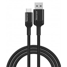 USB-A 3.2 GEN1 - USB-C PD 60W 5Gbps ΚΑΛΩΔΙΟ 1m POWERTECH PTR-0134 ΜΑΥΡΟ
