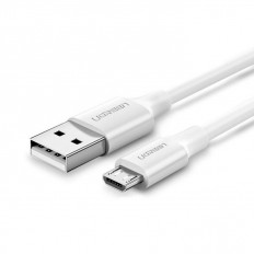 USB A - MICRO USB Β  ΚΑΛΩΔΙΟ 1m ΛΕΥΚΟ UGREEN