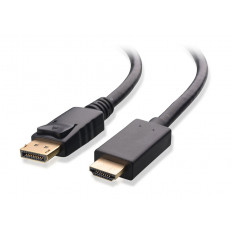 DISPLAYPORT ΑΡΣΕΝΙΚΟ - HDMI ΑΡΣΕΝΙΚΟ ΚΑΛΩΔΙΟ 2m